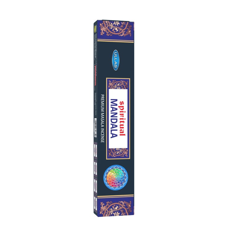 Ullas Spiritual Mandala Agarbathi Premium Masala Incense Sticks with Fresh Fragrance , 180 Incense Sticks - Image 3